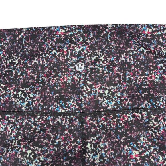 LULULEMON Wunder Under Pant Roll Down Sz 10 Rocky Road Gusto Blue Bumble Berry - Picture 7 of 10